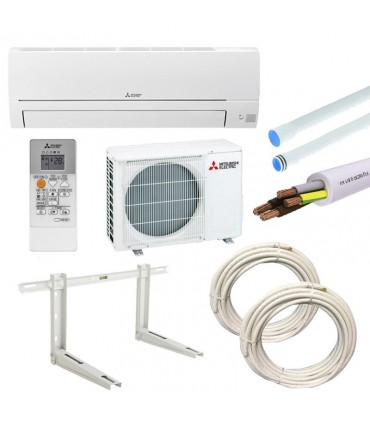 Klimaanlage Mitsubishi-Smart 3,5 KW 12000BTU R32 Wi-Fi-MSZ-HR35VF mit Montage-KIT