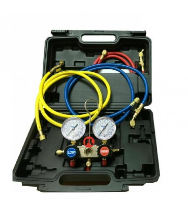 Tecnogas Komplett-Set Manometer für Gas R410A-R32 11530