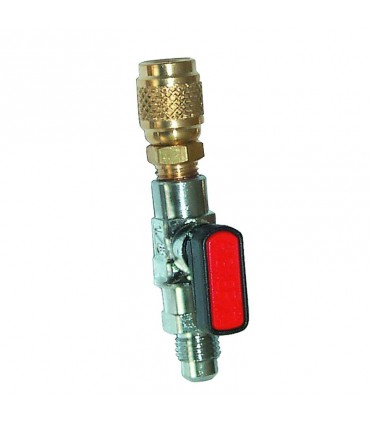 Tecnogas Kugelhahn für Gas-Lieferung Schlauch - 1/4 M 11462