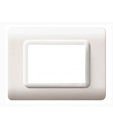 Abdeckrahmen Ave Technopolymer System 44 Weiß rahmen weiß 3 module 44PY03B