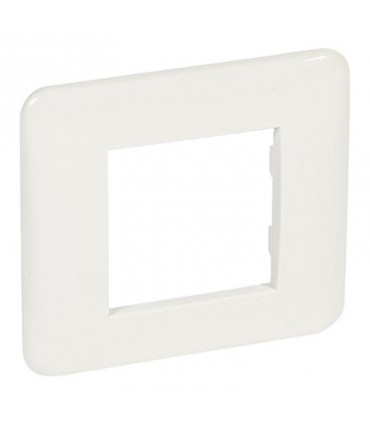 Legrand Platte Vela Serie 2 Plätze weiß 680542