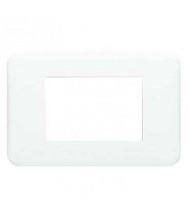 Legrand Platte Cross Serie 3 Plätze weiß 680543