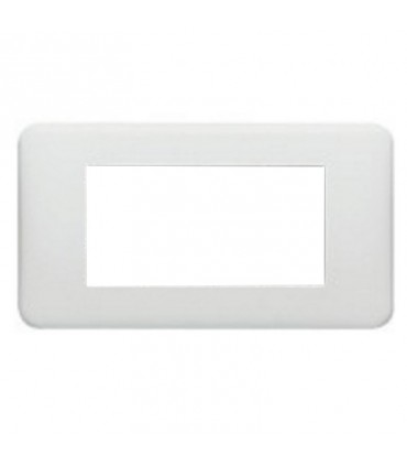 Legrand Platte Cross Serie 4 Plätze weiß 680544