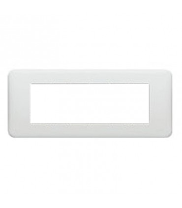 Legrand Platte Cross Serie 6 Plätze weiß 680549