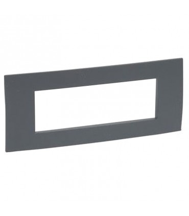 Platte Legrand Serie Vela quadratisch 506 Farbe anthrazit 682646