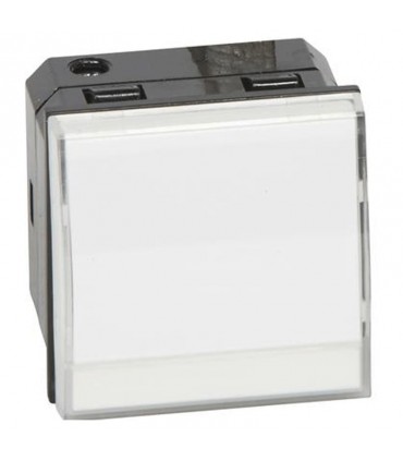 Taster Legrand Vela 2 Module transparente Abdeckung 683154