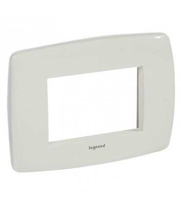 Legrand Vela Platte rund weiß 3 Module 685827