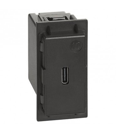 Bticino 5 VDC Typ C USB-Ladegerät Living Now K4286C1