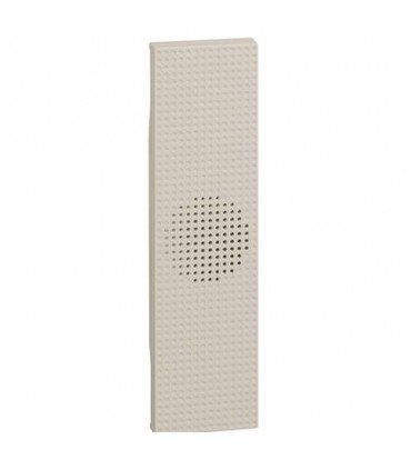 Bticino Living Now Cover für Läutewerk aus Bronze und Buzzer, sand KM15