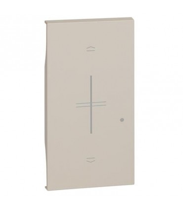 Bticino Cover Living Now für kabellose Verschlusssteuerung Sand KM43M2