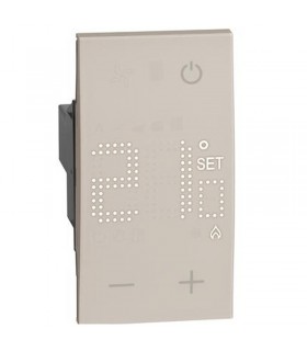 Elektronischer Raumthermostat Bticino Living Now 230V sand KM4441
