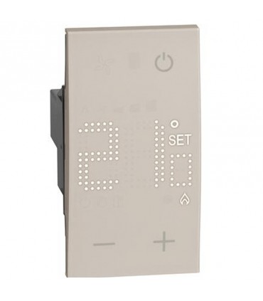 Elektronischer Raumthermostat Bticino Living Now 230V sand KM4441