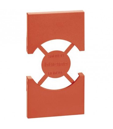 Bticino Cover Living Now für Standardsteckdose Italien / Deutschland rot KR03