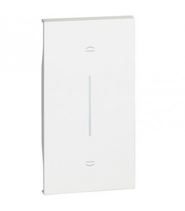 Abdeckung Bticino Living Now mit symbol AUF und AB 2M weiß KW05MH2