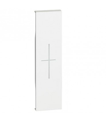 Abdeckung Bticino Living Now mit STOP-symbol 1M weiß KW06MH