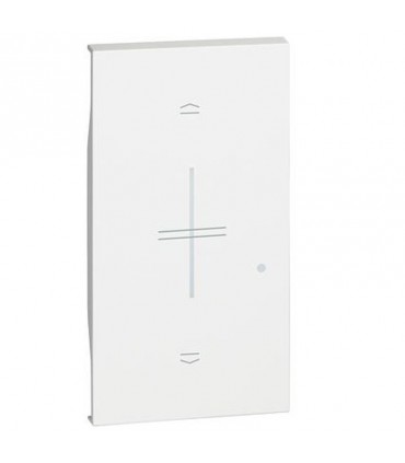 Bticino Cover Living Now für angeschlossenen Verschlusssteuerelement K4027C  2 Module weiß KW32M2.