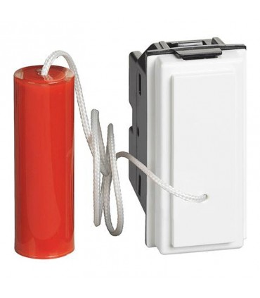 Bticino Living Now Druckknopfschaltung 1P 10A weiß KM4033