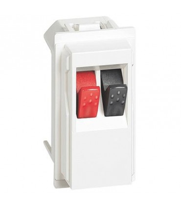 Bticino Living Now Lautsprecheranschluss Home Cinema weiß KW4294