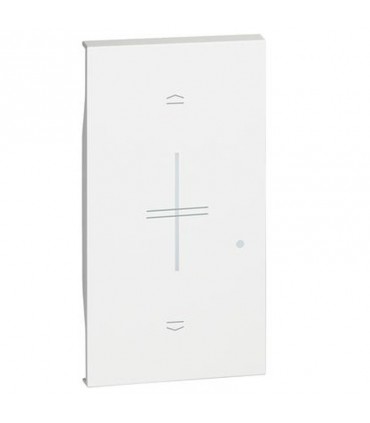 Bticino Cover Living Now für die kabellose Verschlusssteuerung weiß KW43M2