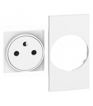 Cover + Bticino Top Living Now für französische/belgische Standardsteckdose FLAT KW55F