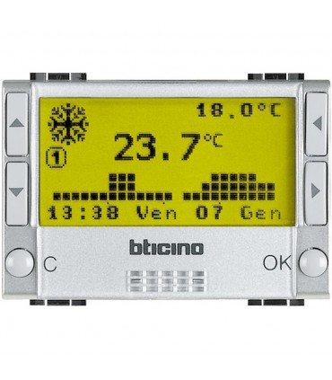 BTicino Chronothermostat Livinglight Tech NT4451
