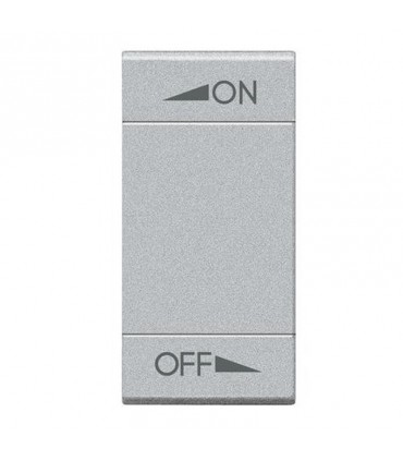 Bticino Livinglight Schalterabdeckung mit Siebdruck on off 1mod NT4911AIN