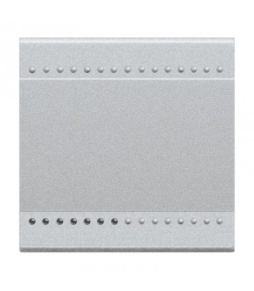 Bticino Living light neutrale Schalterabdeckung 2 Module Grau NT4915M2N