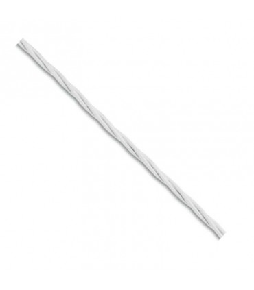 Fanton geflochtenes Seidenkabel 3X1,50 Strang 10 Meter weiß 93808-10
