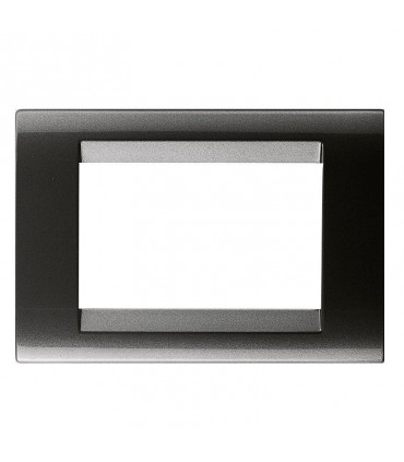 Gewiss Playbus Abdeckrahmen 3 Module Schiefergrau GW32003