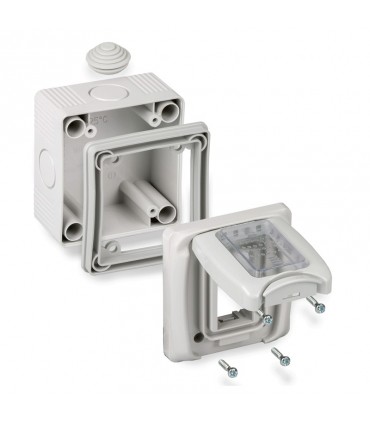 Master-Gehäuse IP55 1 Modul für Modo und Mix 43401