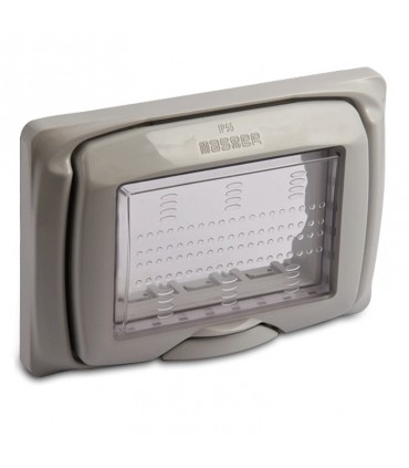 Plattenabdeckung Master IP55 3 Module für Modo und Mix 43503