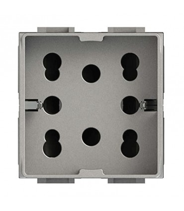 Universal zweipolig und schuko 10/16A 2 Module Side 4Box für LivingLight tech