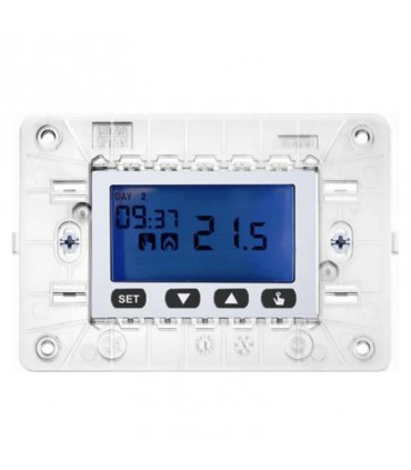 Wochen-Chronothermostat Urmet Simon Nea LCD 3 Module weiß 10633.
