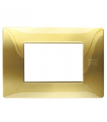 Platte Urmet Simon Nea Flexa 3 Module glänzend gold 11803.OL