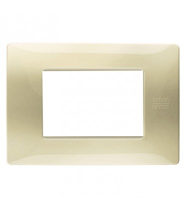 Platte 3 Module Urmet Simon Nea satiniert gold 11803.OS