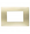 Platte 3 Module Urmet Simon Nea satiniert gold 11803.OS