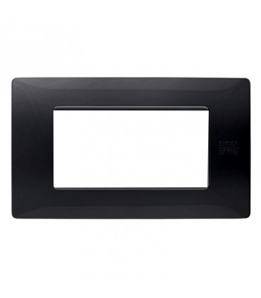 Simon Urmet Flexa-Platte 4 Module schwarz absolut 11804.NA