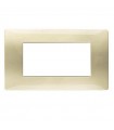 Platte Urmet Simon Nea Flexa 4 Module satiniert gold 11804.OS