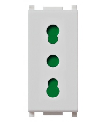 Vimar Plana Silver Standard-Steckdose 10/16A 14203.SL