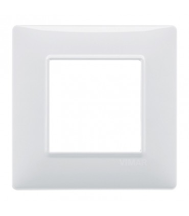 Vimar Plana Platte 2 Module weiß 14642.01