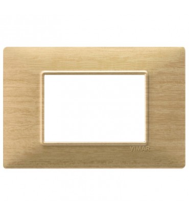 Vimar Plana Abdeckrahmen 3 Module Farbe Eschenholz 14653.31