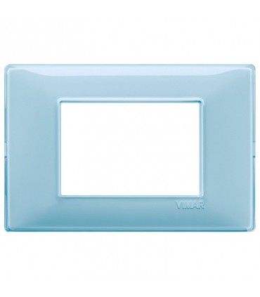 Vimar Plana Abdeckrahmen 3 Module Farbe Wasser 14653.45