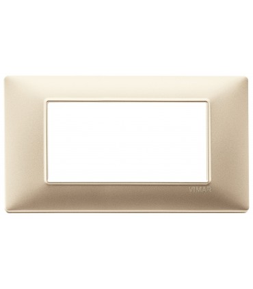 Vimar Plana Abdeckrahmen 4 Module Farbe Champagne 14654.22