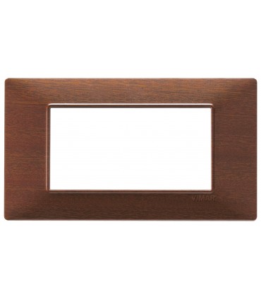 Vimar Plana Abdeckrahmen 4 Module Farbe Makore' 14654.33