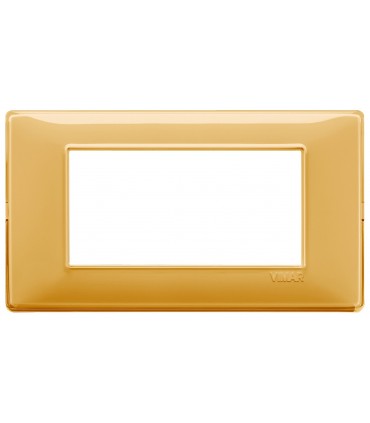 Vimar Plana Abdeckrahmen 4 Module Farbe Reflex Bernstein 14654.43