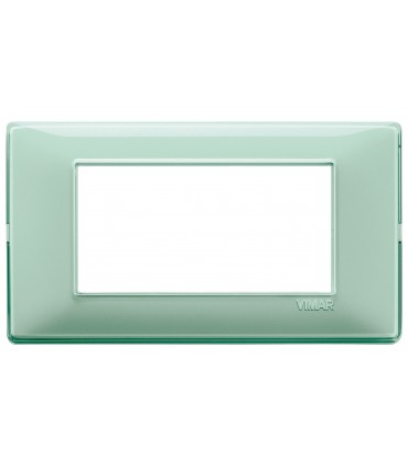 Vimar Plana Abdeckrahmen 4 Module Farbe Minze 14654.44