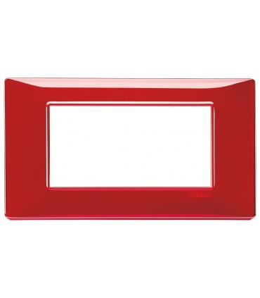 Vimar Plana Abdeckrahmen 4 Module Farbe Rubin 14654.51