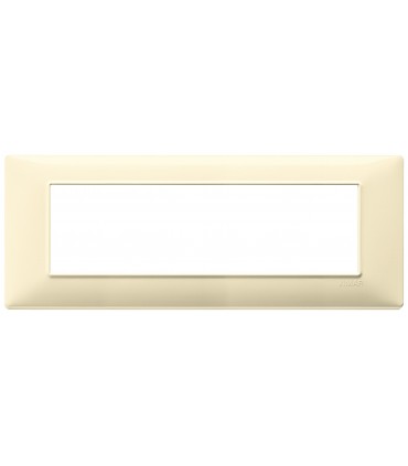 Vimar Plana Abdeckrahmen 7 Module Farbe Creme 14657.04