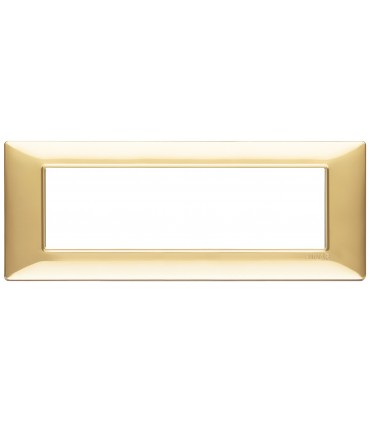Vimar Plana Abdeckrahmen 7 Module Farbe Gold 14657.24