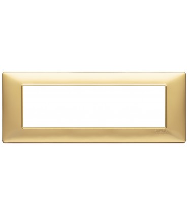 Vimar Plana Abdeckrahmen 7 Module Farbe Mattgold 14657.25
